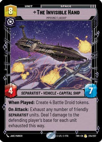 The Invisible Hand - Imposing Flagship (234/257) - Twilight of the Republic Foil