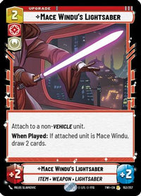 Mace Windu's Lightsaber (152/257) - Twilight of the Republic
