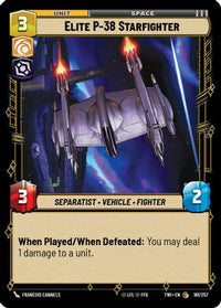 Elite P-38 Starfighter (181/257) - Twilight of the Republic