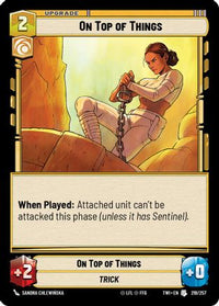 On Top of Things (219/257) - Twilight of the Republic Foil