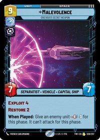 Malevolence - Grievous’s Secret Weapon (039/257) - Twilight of the Republic