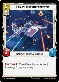 ETA-2 Light Interceptor (244/257) - Twilight of the Republic Foil