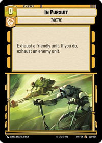 In Pursuit (221/257) - Twilight of the Republic Foil
