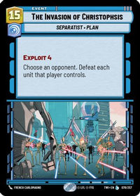The Invasion of Christophsis (078/257) - Twilight of the Republic Foil