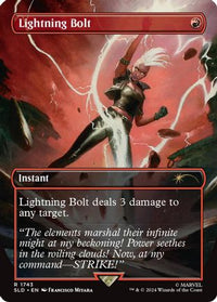 Lightning Bolt (1743) (Rainbow Foil) [Secret Lair Drop Series]