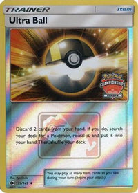 Ultra Ball (Europe Championships) 135/149  - Reverse Holofoil League & Championship Cards - Promo