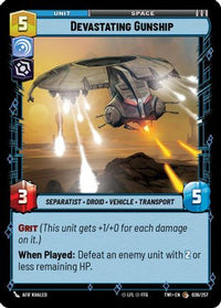 Devastating Gunship (036/257) - Twilight of the Republic