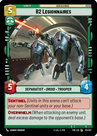 B2 Legionnaires (113/257) - Twilight of the Republic Foil