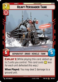 Heavy Persuader Tank (167/257) - Twilight of the Republic