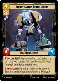 Infiltrating Demolisher (182/257) - Twilight of the Republic