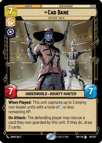 Cad Bane - Hostage Taker (187/257) - Twilight of the Republic