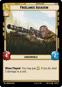 Freelance Assassin (212/257) - Twilight of the Republic Foil