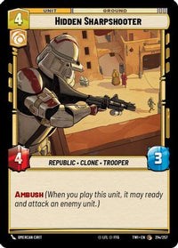 Hidden Sharpshooter (214/257) - Twilight of the Republic Foil