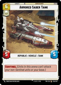 Armored Saber Tank (245/257) - Twilight of the Republic