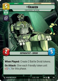 Kraken - Confederate Tactician (Hyperspace) (356) - Twilight of the Republic