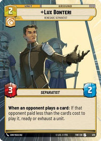 Lux Bonteri - Renegade Separatist (Hyperspace) (475) - Twilight of the Republic Foil
