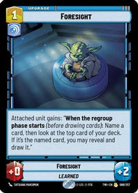 Foresight (068/257) - Twilight of the Republic Foil