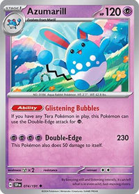 Azumarill 074  SV08 Surging Sparks - Uncommon