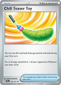 Chill Teaser Toy 166  SV08 Surging Sparks - Uncommon