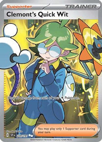 Clemont's Quick Wit 229/191  - Holofoil SV08 Surging Sparks - Ultra Rare