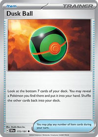 Dusk Ball 175  SV08 Surging Sparks - Uncommon