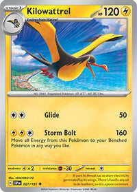 Kilowattrel 067  SV08 Surging Sparks - Uncommon
