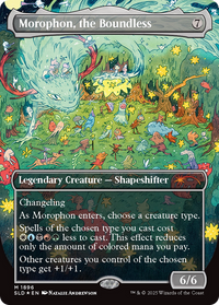 Morophon, the Boundless (Double Rainbow Foil) (SLD-1896) - Secret Lair Drop Series Foil