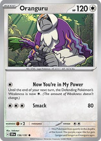 Oranguru 156  SV08 Surging Sparks - Common