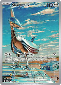 Skarmory 209/191  - Holofoil SV08 Surging Sparks - Illustration Rare