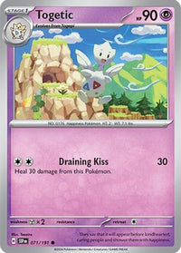 Togetic 071  SV08 Surging Sparks - Common