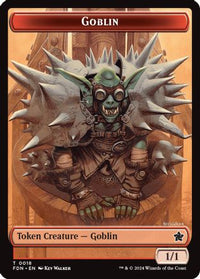Goblin // Zombie Doubled-Sided Token (FDN-18 // 15) - Foundations Foil
