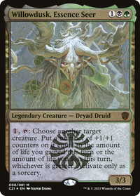 Willowdusk, Essence Seer (C21-006) - Commander 2021 Display Commanders Foil
