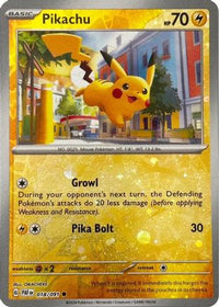 Pikachu (Reverse Cosmos Holo) 018/091  - Reverse Holofoil Miscellaneous Cards & Products - Promo