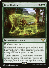 Bear Umbra [Kamigawa: Neon Dynasty Commander]