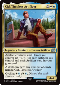 Cid, Timeless Artificer (0412) -  Foil (FIN-412) - FINAL FANTASY
