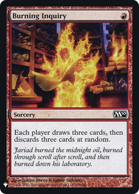 Burning Inquiry [The List]