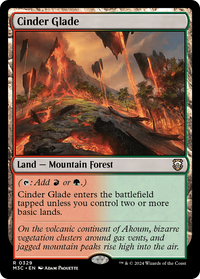 Cinder Glade -  Foil (M3C-329) - Modern Horizons 3 Commander