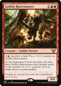 Goblin Razerunners [Kamigawa: Neon Dynasty Commander]