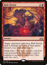Risk Factor (Promo Pack) [Guilds of Ravnica Promos]