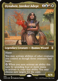 Dynaheir, Invoker Adept (Foil Etched) -  Foil (CLB-532) - Commander Legends: Battle for Baldur's Gate