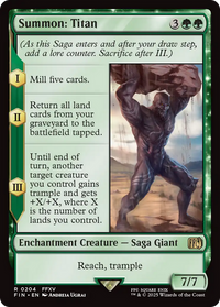 Summon: Titan - Foil (FIN-204) - FINAL FANTASY