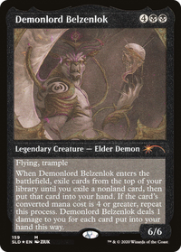 Demonlord Belzenlok -  Etched Foil (SLD-159★) - Secret Lair Drop