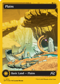 Plains - : (Full Art) Foil (DFT-512) - Aetherdrift