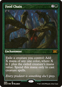 Food Chain (Foil Etched) -  Foil (2X2-460) - Double Masters 2022