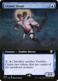 Cleaver Skaab (Extended Art) [Innistrad: Midnight Hunt Commander]