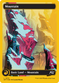Mountain -  Foil (DFT-515) - Aetherdrift
