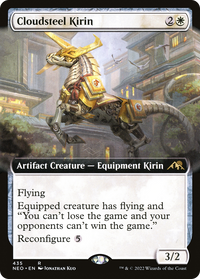 Cloudsteel Kirin - : (Extended Art) (NEO-435) - Kamigawa: Neon Dynasty