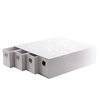 Dragon Shield Card Storage: Fortress- Horizontal- 4-Card Drawers- White (620+ per drawer)