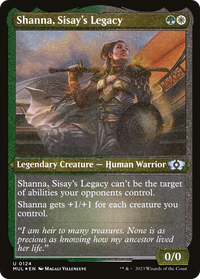 Shanna, Sisay's Legacy (Foil Etched) -  Foil (MUL-124) - Multiverse Legends
