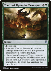 You Look Upon the Tarrasque [Commander Legends: Battle for Baldur's Gate]